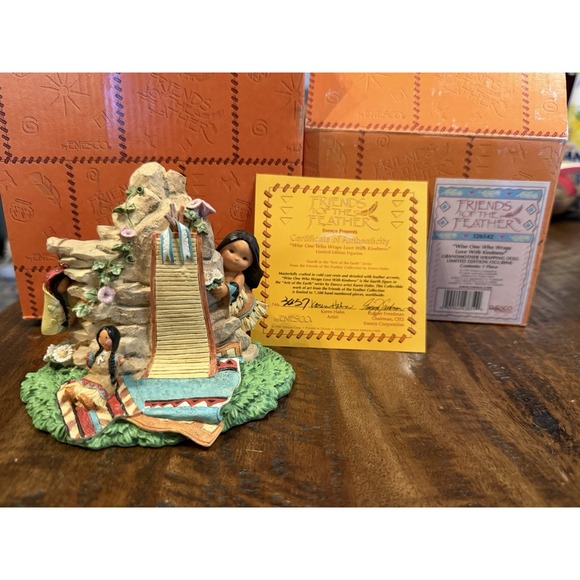 Enesco Other - Friends of the Feather Wise One Wraps Love Kindness 3457/7500 COA